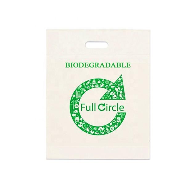 Eco Friendly Compostable D2W EPI Cassava Corn Starch 100%  Biodegradable Plastic Bag Wholesale