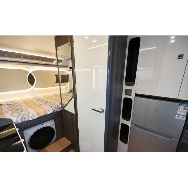 4 pessoas do tamanho total de acampamento 5950mm do reboque da pessoa do reboque de campista 4 do rv