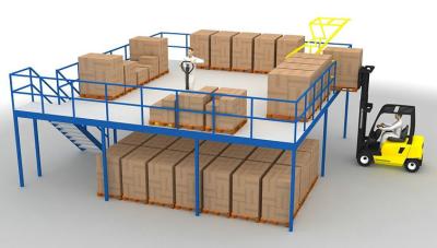 High Grade Steel Mezzanine Floor Heavy Load Max 4000mm Beam Length