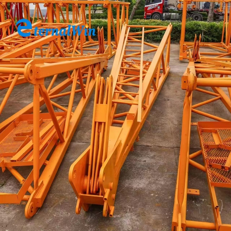 Easy Operated Tower Crane Fixed Climbing Installation Type Built for Building Construction Ensuring Lifting and Safe Operation