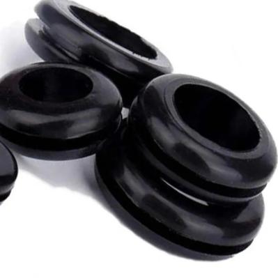 Cutting Service Yellow PVC Material Sealing Rubber Grommet Oval for Cable Performance
