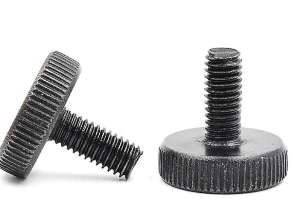 Black M8 M12 Carbon steel Thumb Screw Class8. 8 Grade 8.8 Spade Head Thumb Screw