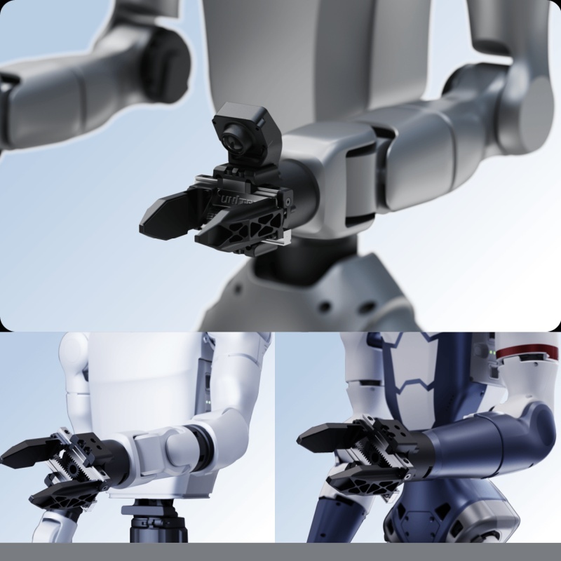 Unitree Dex1-1 Standard Electric Robot Gripper 90mm Stroke Adjustable Force Robotic End Effector Humanoid Robot Gripper