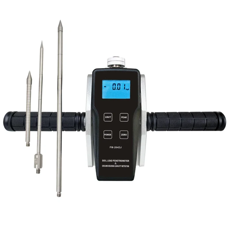 FM-204DJ Soil Load Penetrometer with 0kg-100kg Measuring Range and 0cm-30cm Test Depth for Highway and Railway Applications