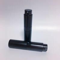 Garrafa recarregável do pulverizador de perfume da qualidade superior do alumínio da cor do preto de Mini Aluminum 8ML do curso