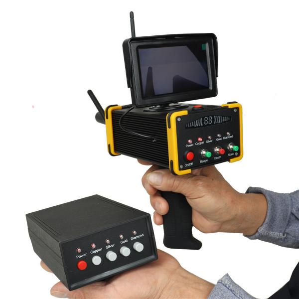 3D Underground Metal Gold Detector Remote Gold and Silver Scanner High-precision LCD Underground Metal Treasure Hunting Device