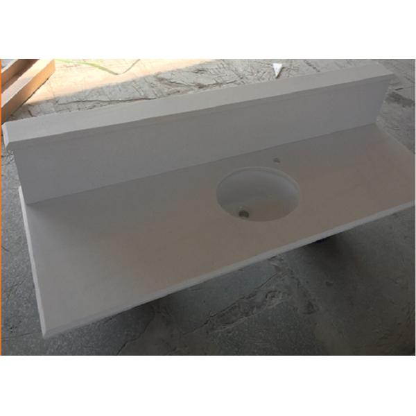 Полуфабрикат подгонянные верхние части тщеты ванной комнаты кварца конструируют/