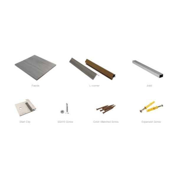 зерно древесины плакирования клена 219x26mm облегченное составное внешнее для здания