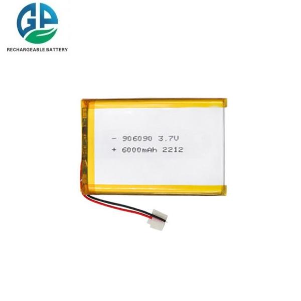 Batería de polímero de litio de alta capacidad 3.7V 22.2wh 6000mah, recargable, alta densidad energética, batería Lipo 906090
