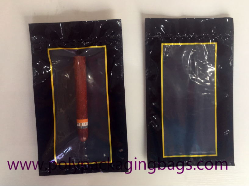 Portable 5 Cigar Humidor Bags With Moisturizing System To Keep Cigars Fresh