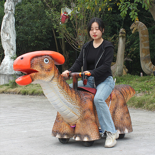 Mechanism Battery Powered Ride Kids Motorized Dinosaur Walking Scooter Waterproof