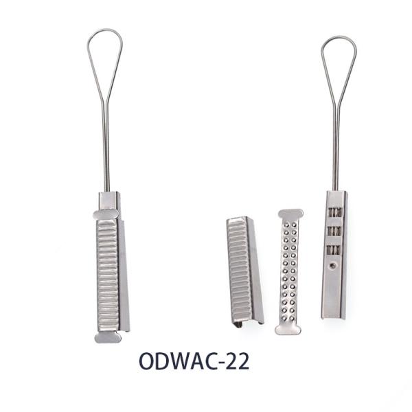 ODWAC Series FTTH Cable Suspension Clamp Stainless Steel Wire Tension