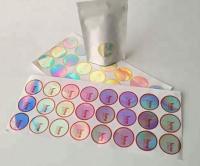 Laser Holographic Material Printed Heat Seal Aluminum Foil Packing Plastic Bag With k For Small Stuff 10g 5g