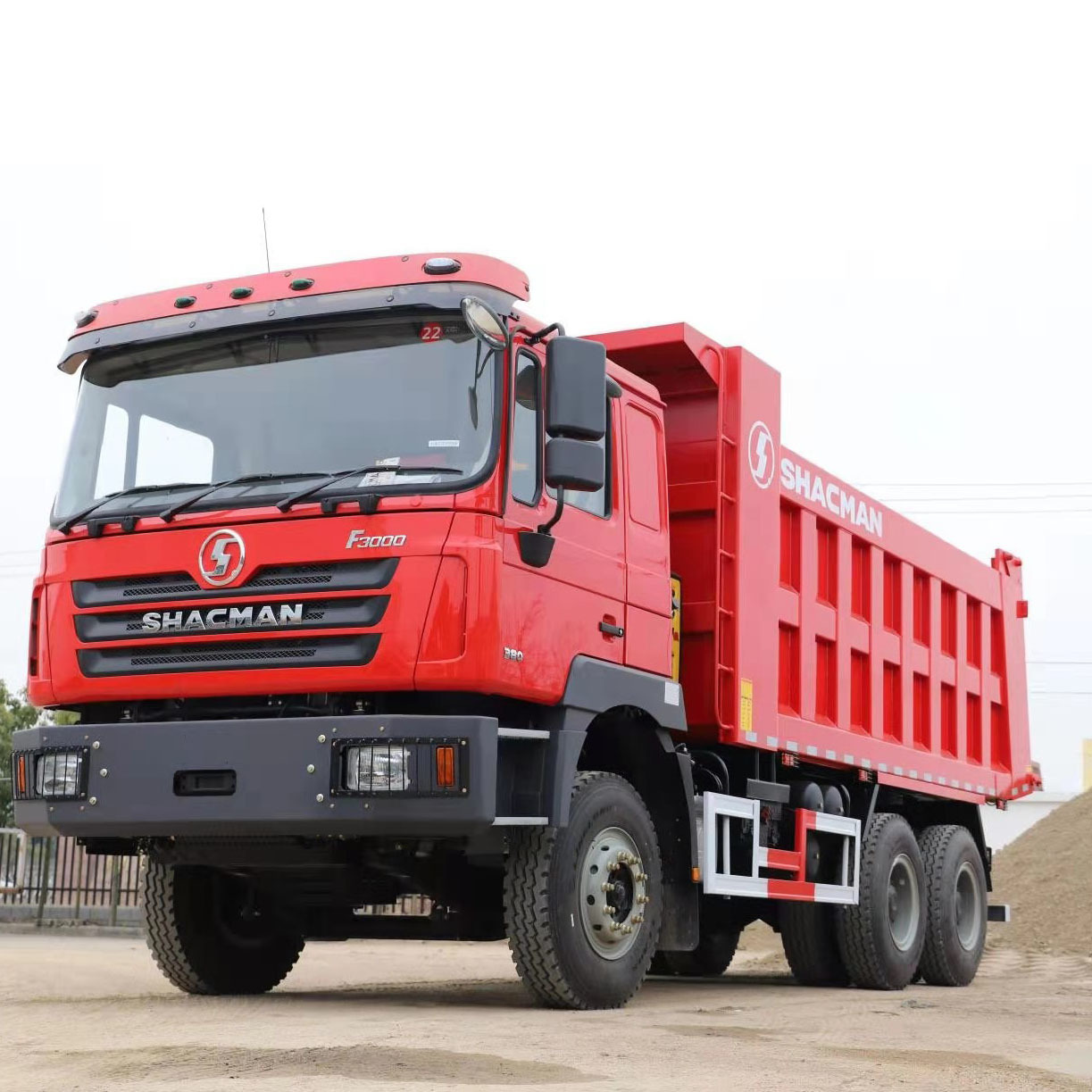 X3000 6x4 Heavy Duty Cargo Truck 430HP Engine Euro 2 Steel Frame Chassis 25 Ton Load Capacity