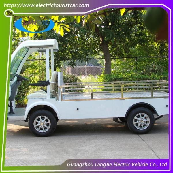2-местный электрический отель Buggy Car AC Электрический фургон с грузом 25 км / ч для завода