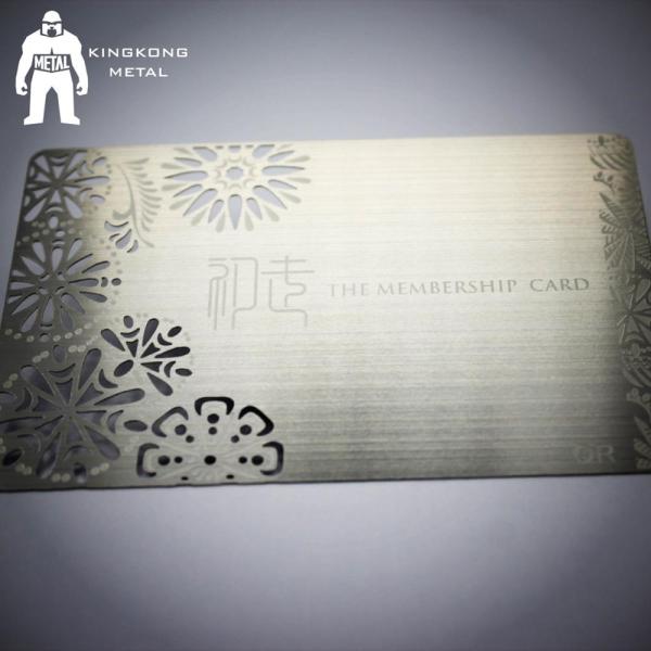 Включенный логотип металла штранг-прессования визитных карточек роскошного личного тренера алюминиевый