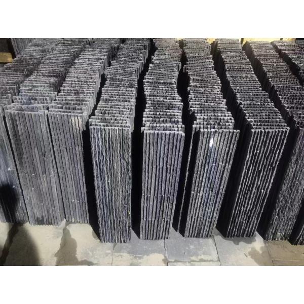 Water Flowing Stone Black Slate Bathroom Tiles 1.8cm-20Cm abrasion resistance