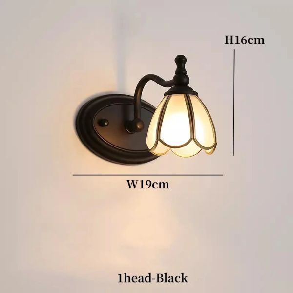 LED American vanity Mirror Headlight multicolor mirror cabinet Glass Wall lamp mirror wrought iron lamps (WH-MR-71)