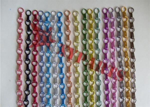 Double Hook Aluminum Chain Curtain For Decorative Room Divider