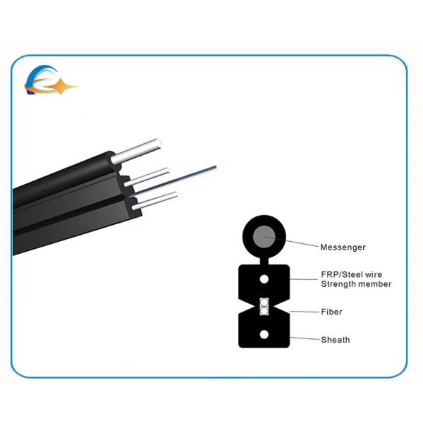 Frp Kfr Drop Intérieur FTth Cable à fibre optique Excellente communication Performance de transmission Fibre optique G657a