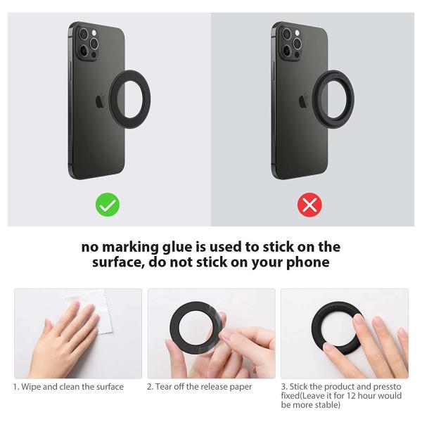 Держателя заряжателя RoHS стойка телефона алюминиевого Magsafe всеобщая магнитная для стены стола