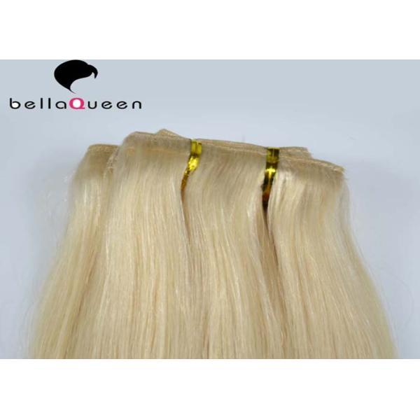 Золотистый белокурый прямой зажим 613 в выдвижении человеческих волос без линять