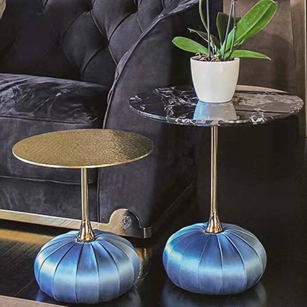 Комната лоснистой круглой мраморной нержавеющей стали журнального стола 450x550mm живя