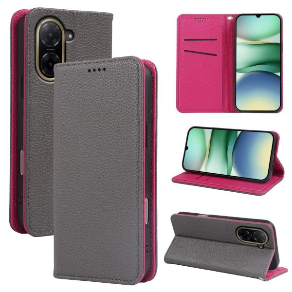 Multiple Compartments Flip Wallet Phone Case Smooth Shock Absorbent
