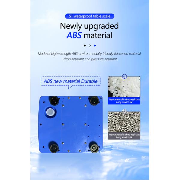 Battery 6V/5Ah 30KG Waterproof Scale with Double Layer Structure and Precision Sensor