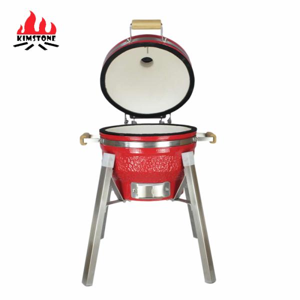Oval 15 Deflector Rotisserie Grill With Lid Big Masterbuild  Pizza Oven Large Outdoor KIMSTONE Kamado Grill