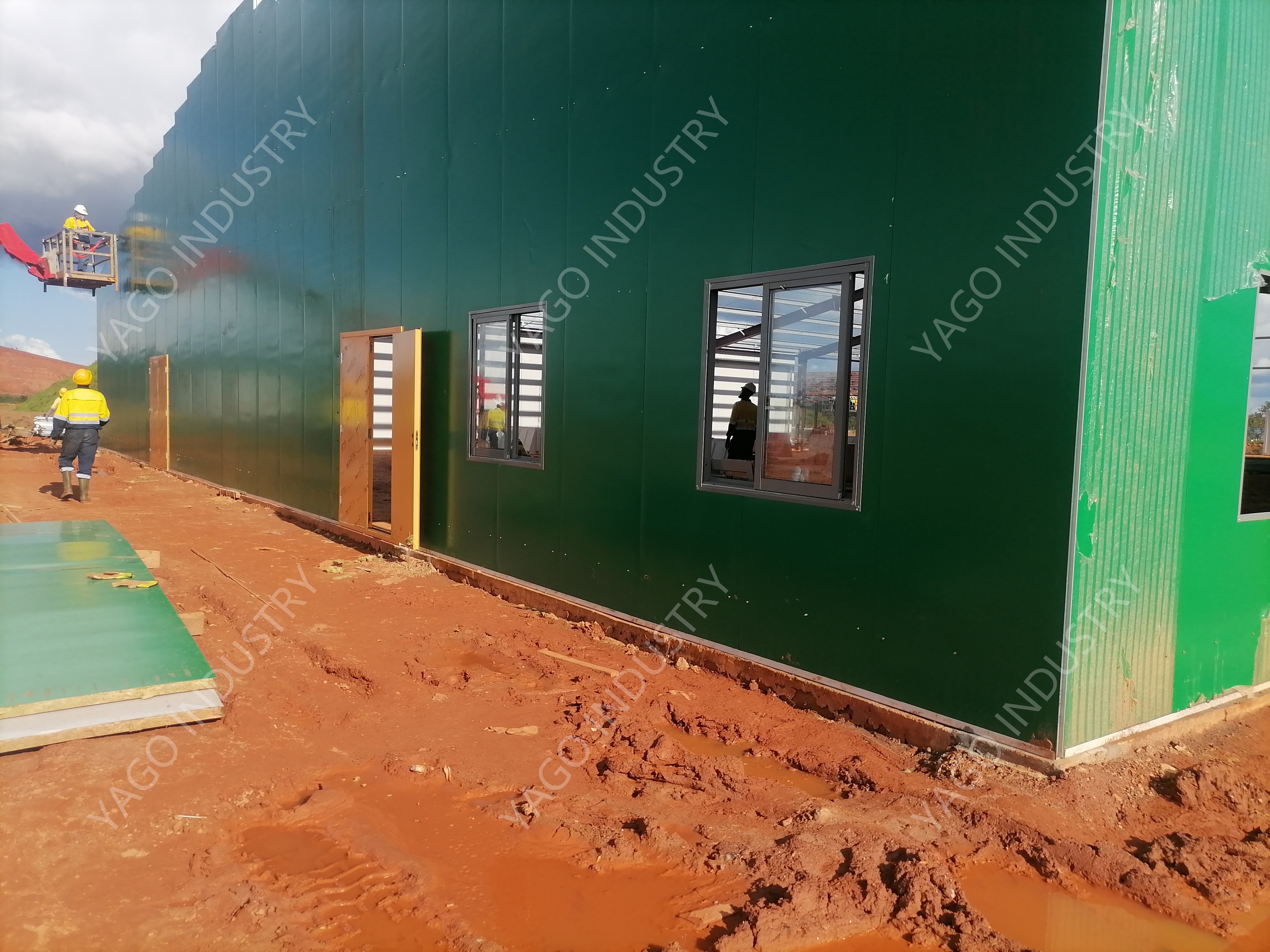Functional Cosy Temporary Construction Camp Wind Resistant Quick Assemble Site Worker Living Quarters