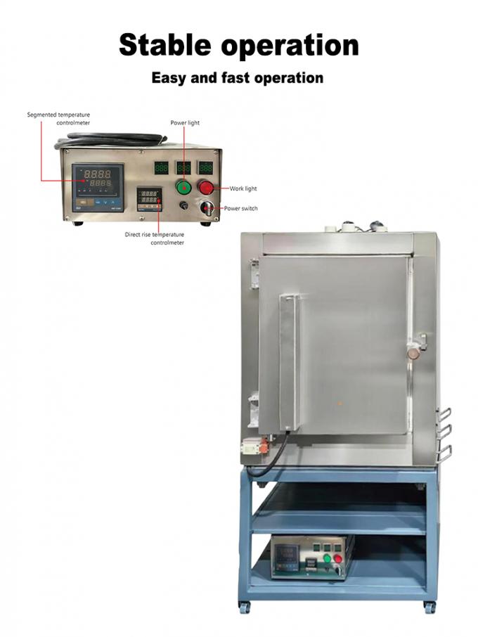 220V 4KW Casting Dewax Oven, 6 Flask Loading Design for Jewelry Workshop Production