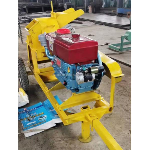 Tree Log Wood Crusher Biomass Pellet Machine High Capacity