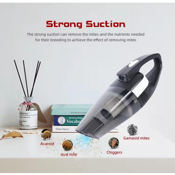 Portable Cordless Handheld Car Mini Vacuum Cleaner With Light Electric Car Vacuum Cleaner For Car Cleaning