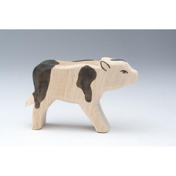 Carved Oak Beech Wooden Pig Toy Colourful Hand Eye Coordination Training