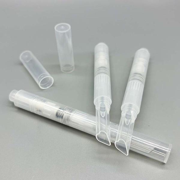 Prensagem de batom tubo recipiente de batom luxo cosméticos vazios bálsamo labial embalagem plástico batom tubo maquiagem packagi