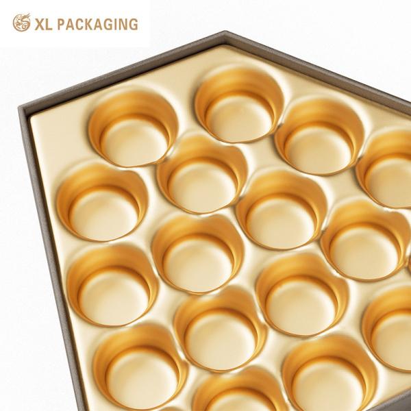 Роскошная специальная коробка для шоколада с офсетной печатью коробка для упаковки макаронной бумаги для индивидуального дизайна бриллиантового шоколада