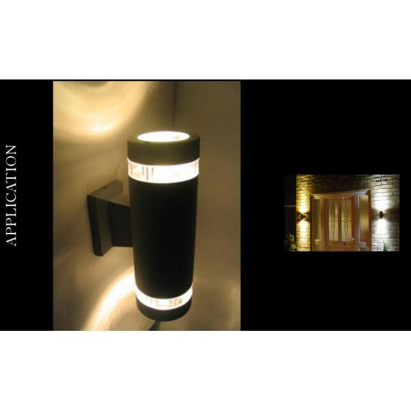 Industrial Outdoor Up Down Led Wall Light Fixtures Wireless Ip65 Round Shape