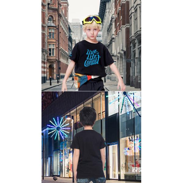 Short Sleeve Boys T-Shirt Anti-Shrink Cotton Kids Clothing with Customized Service
