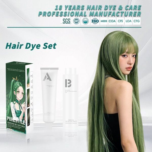 Purestyle Semi Permanent Hair Dye Set Home Use OEM Wholesale Hair Color Manufacturer Natural Hair Color