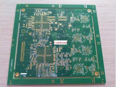 12 Layers Min 2 Mil Line Width High TG High Density Interconnect HDI Printed Circuit Boards