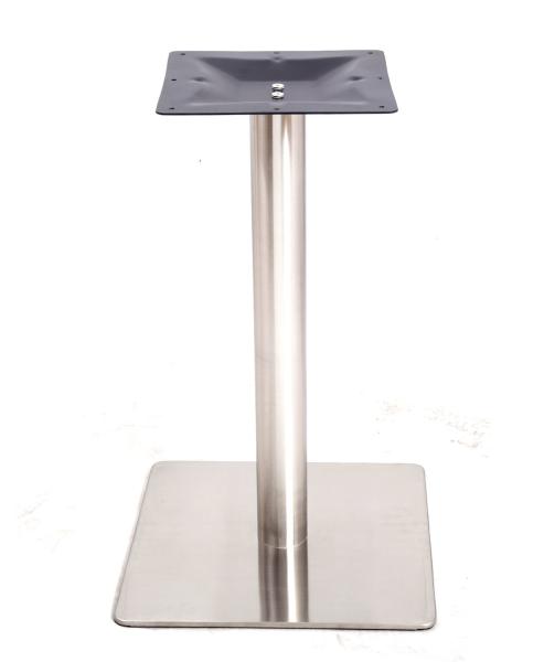 Square Stainless Steel Table Legs Table Base Modern Style With Plastic Glides