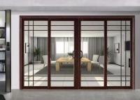 Soundproof Aluminum Alloy Sliding Door , Residential Aluminum Sliding Glass Doors
