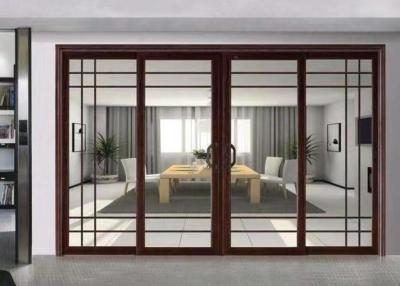 Soundproof Aluminum Alloy Sliding Door , Residential Aluminum Sliding Glass Doors