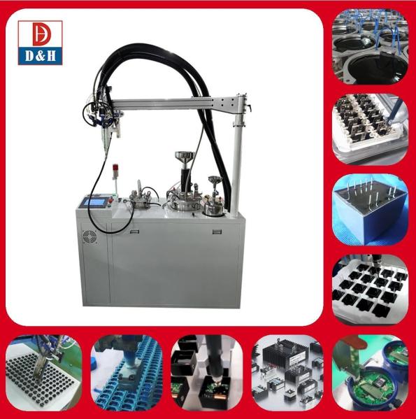 Máquina semi-automática de mistura de cola Ab, máquina de enchimento de dois componentes, máquina de distribuição de epoxi