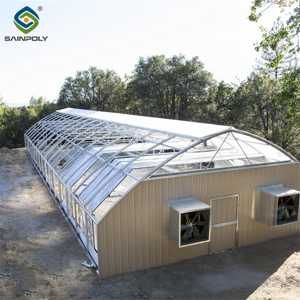Snow Resistance Polycarbonate Film Greenhouse 100% Darkness Easy To Install
