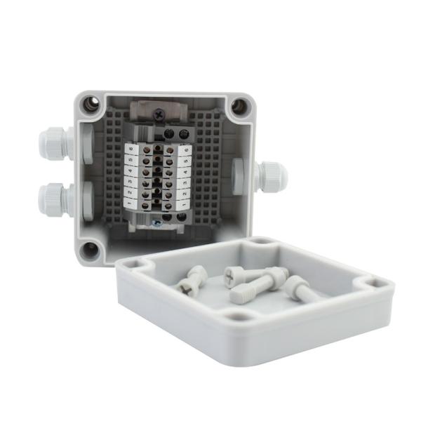 100*100*75mm Pastic Electrical Enclosure Cable Junction Box Connectors Assembled Waterproof
