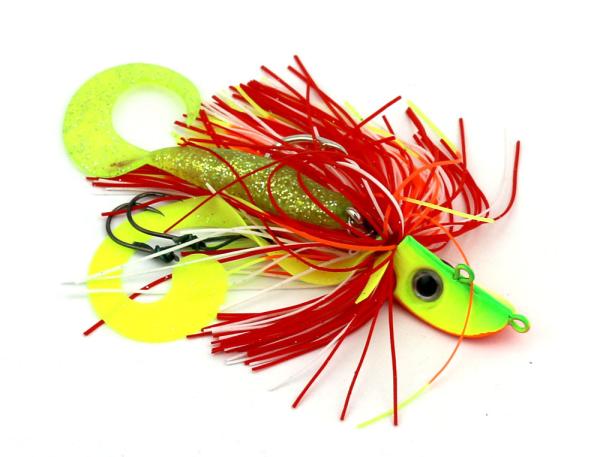 4 pcs/lot Hot Jig Lead Head Hooks with Soft lure Fishing Lures 20 g Lead for Snapper Fishing
