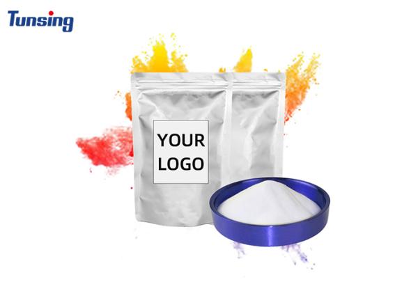 Impression DTF Polyuréthane Blanc Haute Élasticité Poudre Adhésive Thermofusible pour Toutes Imprimantes DTF