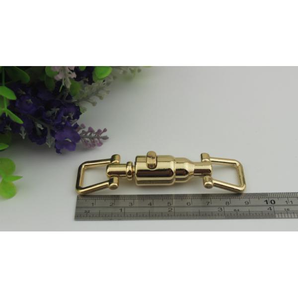 Handbag hardware accessories die casting light gold snap button push press locks